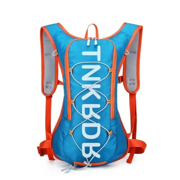 Fahrradrucksack 12L 41 x 29 x 10 cm Wasserdichtes Material Reflektierende Elemente Überlebenspfeife Atmungsaktive Träger Helmüberzug Leichter