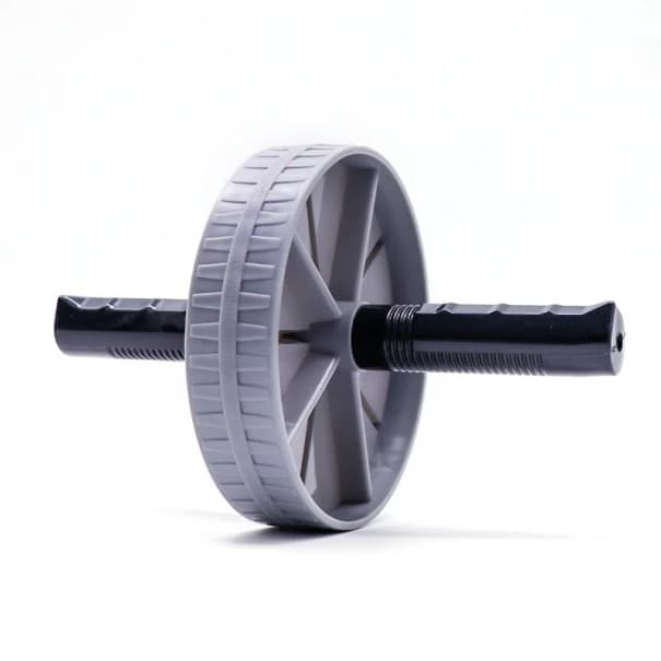 Geräuschloses Bauchmuskel-Trainingsrad mit rutschfester Oberfläche, starke Tragkraft 130 kg, Stahlkern, Bauchmuskeltraining für zu Hause