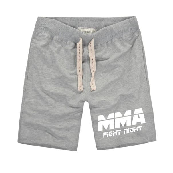 Herren-Shorts – Mixed Martial Arts hellgrau M