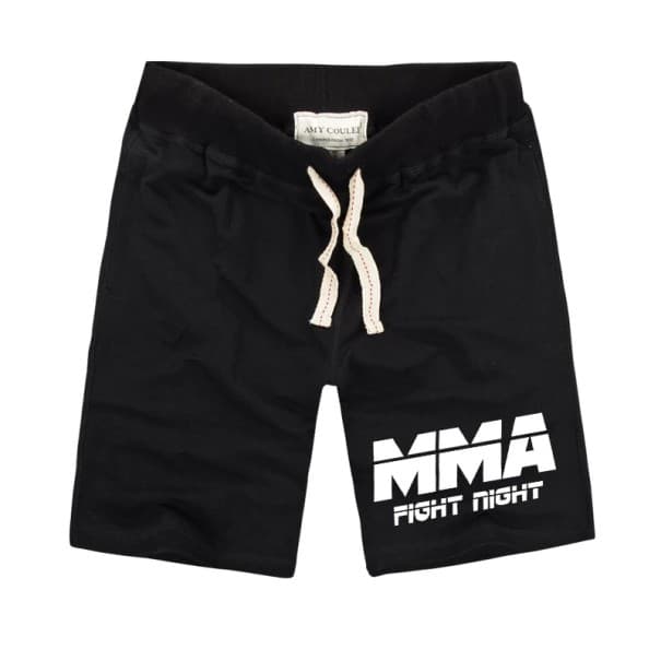 Herren-Shorts – Mixed Martial Arts schwarz XXS