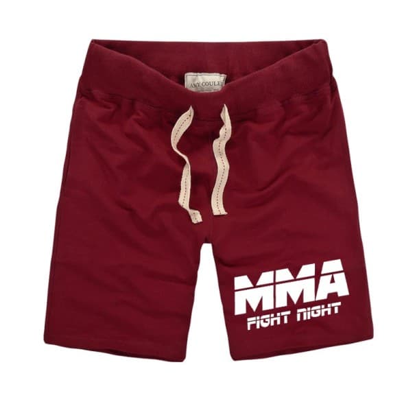 Herren-Shorts – Mixed Martial Arts weinrot L