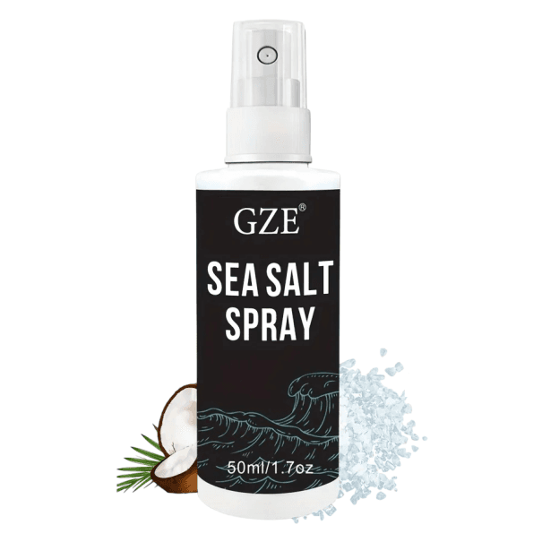 Meersalzspray 50 ml für Männer und Frauen Lockenwickler Sofortiges Volumen Natürliches Styling Leichter Halt Haarstyling Textur wie aus dem Meer