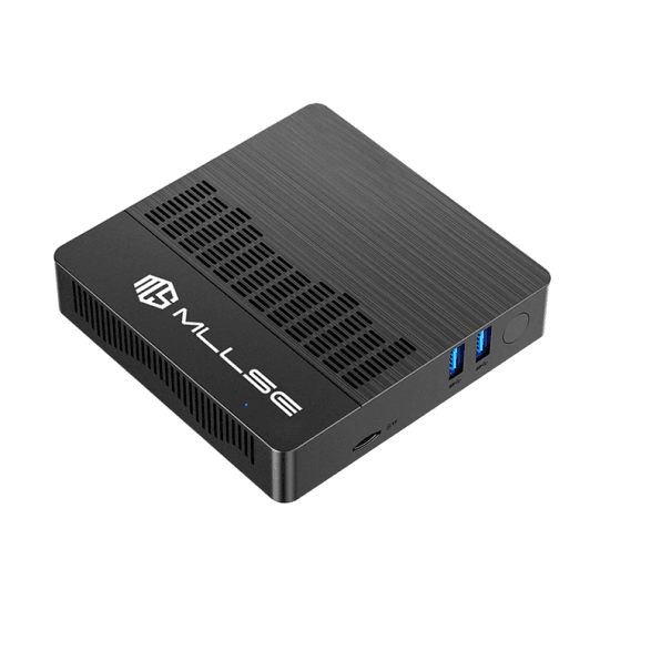Mini-PC MLLSE 119 × 119 × 24,5 mm 6 GB RAM + 128 GB SSD Kompaktes leises Mini-PC mit USB 3.0-Ports und HDMI-Ausgang für Büro und Zuhause