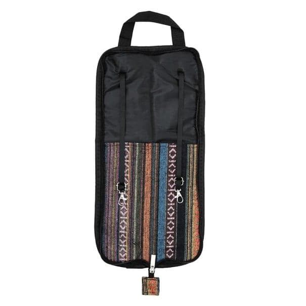 Stäbchenetui 22 x 46 x 11,5 cm Baumwoll-Etui im ethnischen Stil für Schlaginstrumente Wasserfestes, robustes Etui für Stäbchen mit tragbarem Gurt