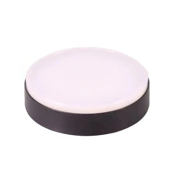Uhrwerkgehäuse 70 mm mit Kunstlederkissen Schützender Halter für Uhrmacher Werkzeug zur Glasreparatur und Batteriewechsel weiß