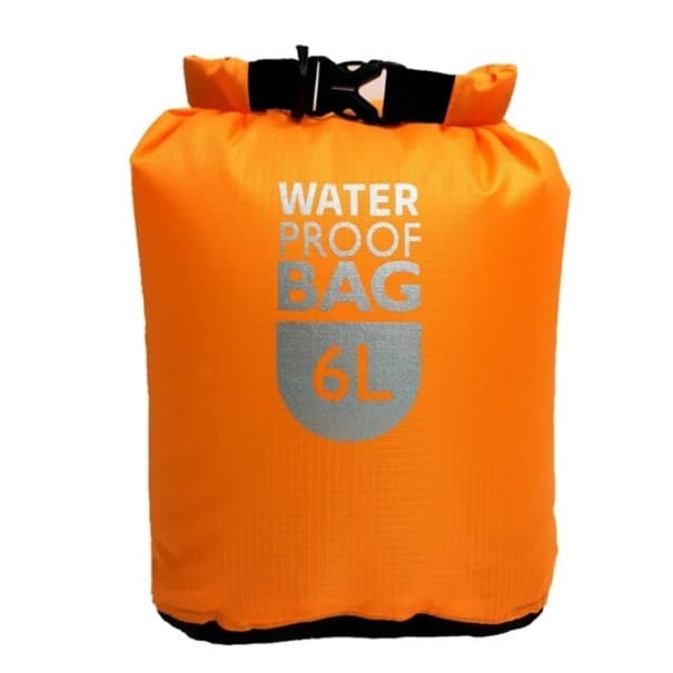 Wasserdichter Trockenrucksack, 6 l, Polyestertasche zum Schwimmen, Rafting, Kajakfahren, Flussfahren, Trekking, Segeln und Kanufahren, leichte