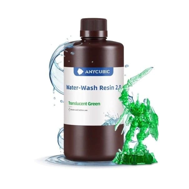 Wasserwaschbare 3D-Druckharz 2 kg Niedrige Viskosität Hohe Präzision Minimale Geruchsbildung Einfaches Reinigen Stabil grün