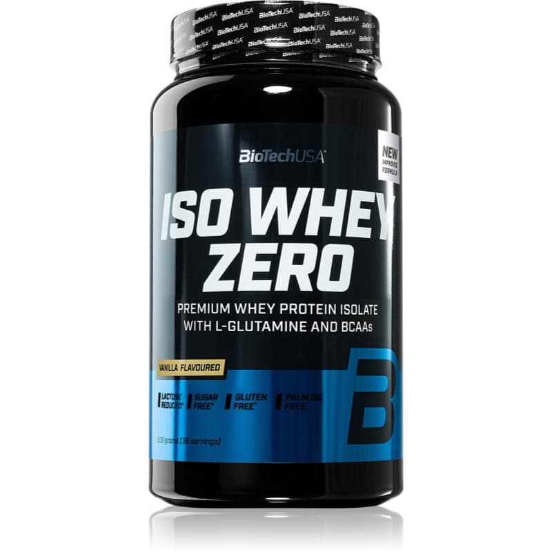 BioTechUSA Iso Whey Zero Molkenprotein Geschmack Vanilla 908 g