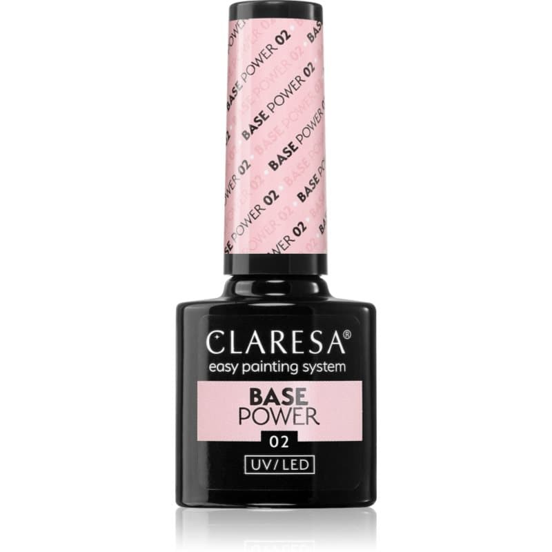 Claresa UV/LED Base Power Basislack für Gelnägel Farbton 02 5 g