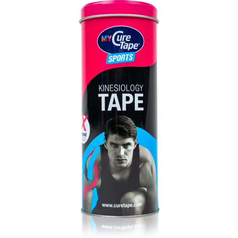 MyCureTape® Sports Kinesiotape blechdose Farbe Pink, Blue, Black 3x2.5 m