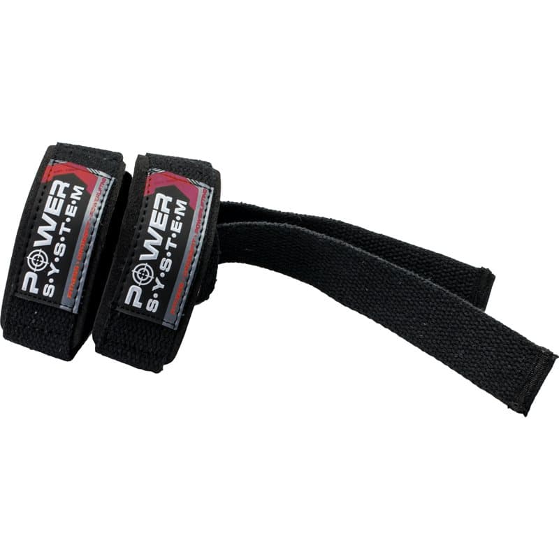 Power System Power Straps Zughilfen Farbe Black & Red 2 St.