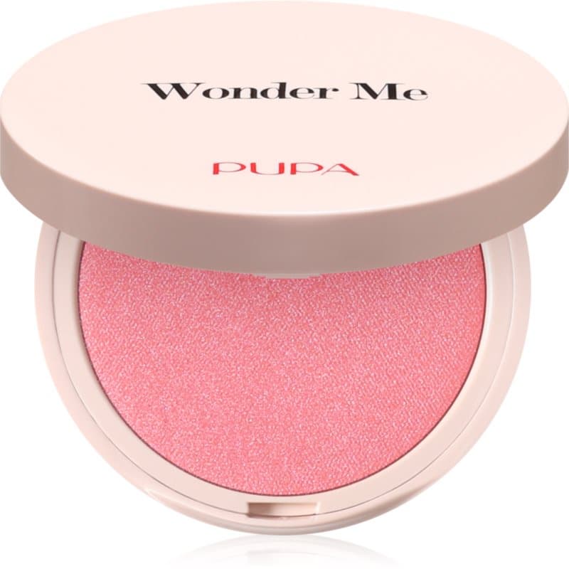 PUPA Milano Wonder Me Natural Effect Blush Kompakt-Rouge für ein natürliches Aussehen Farbton 006 First Kiss - Radiant 4 g