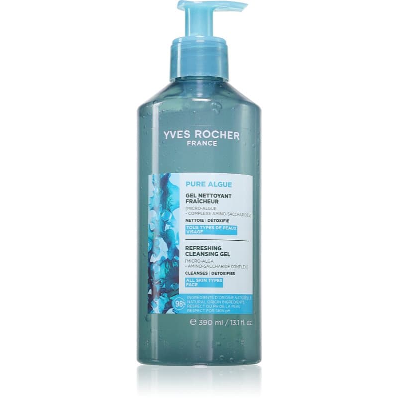 Yves Rocher Pure Algue Reinigungsgel mit einer erfrischenden Wirkung 390 ml
