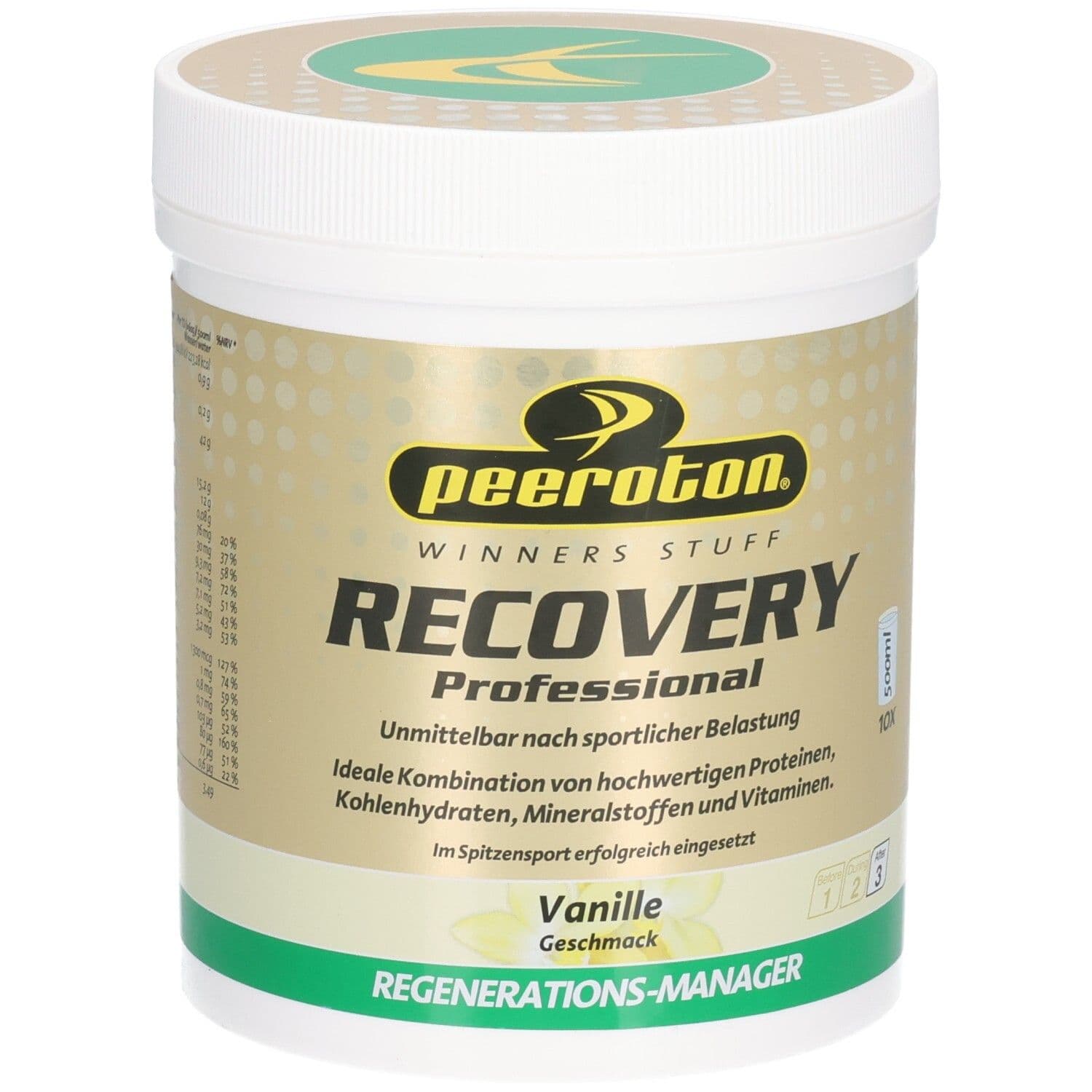 peeroton® RECOVERY-Shake Vanille Pulver 600 g