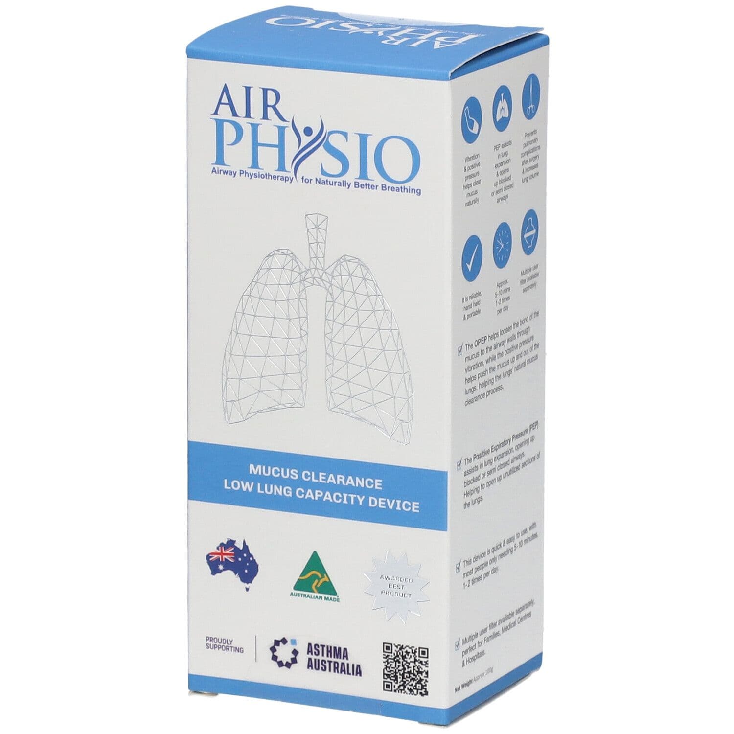 Airphysio Gerät bei geringer Lungenkapazität 1 St