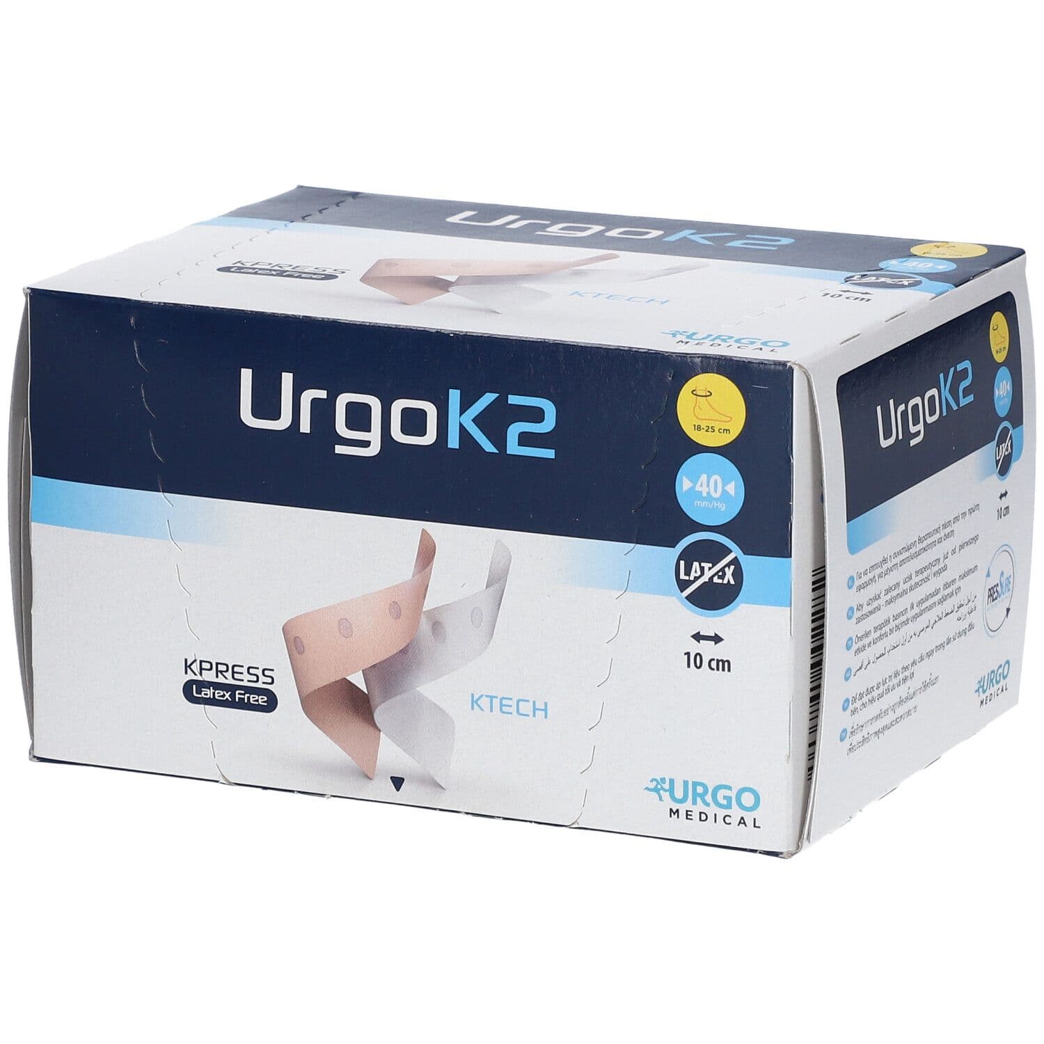 UrgoK2 Latex Free 7,15 m x 10 cm Binden 1 St