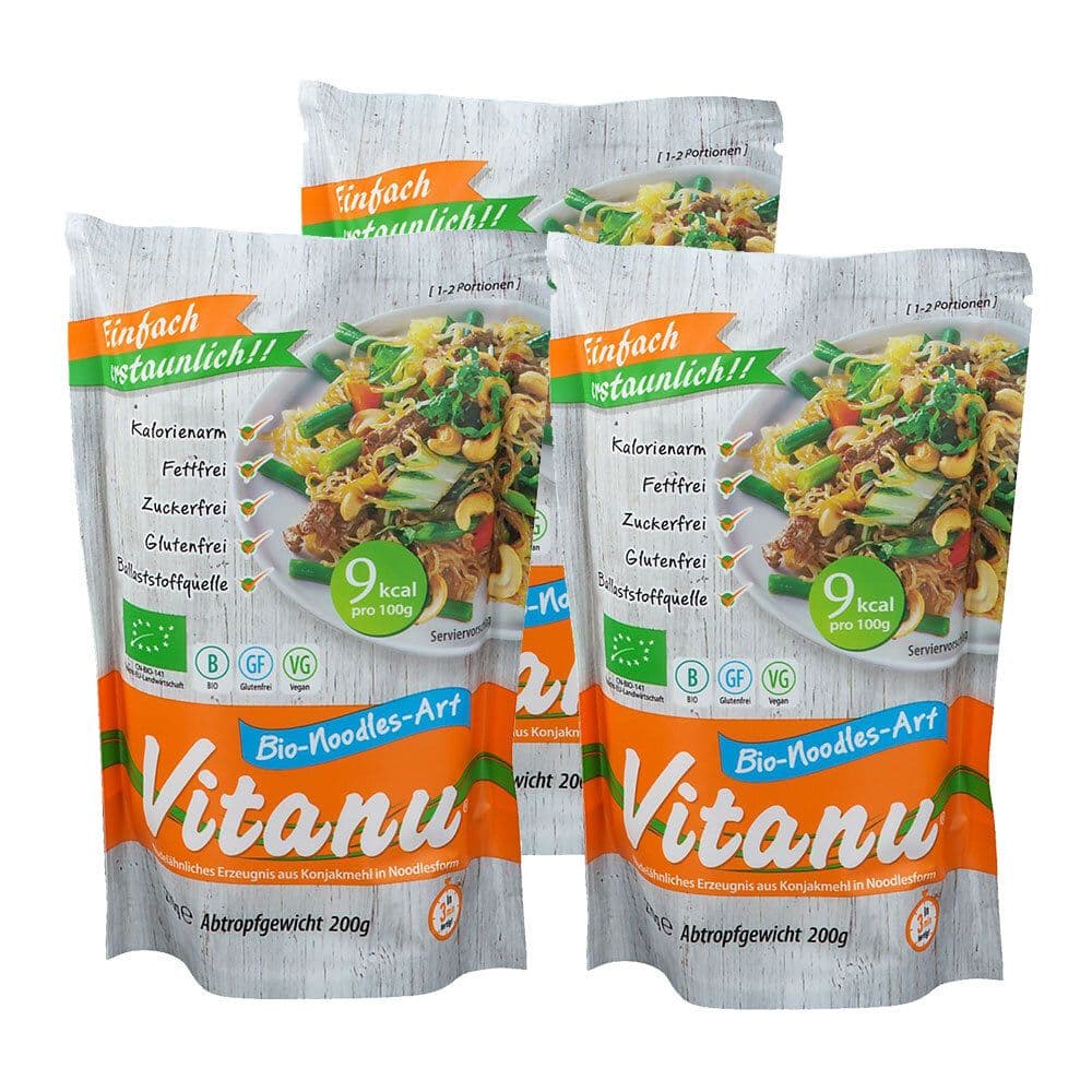 Vitanu Bio-Konjak-Noodles Sonstige 3x200 g