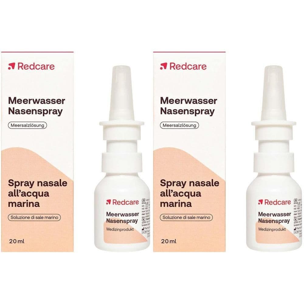 Redcare Meerwasser-Nasenspray Nasendosierspray 2x20 ml