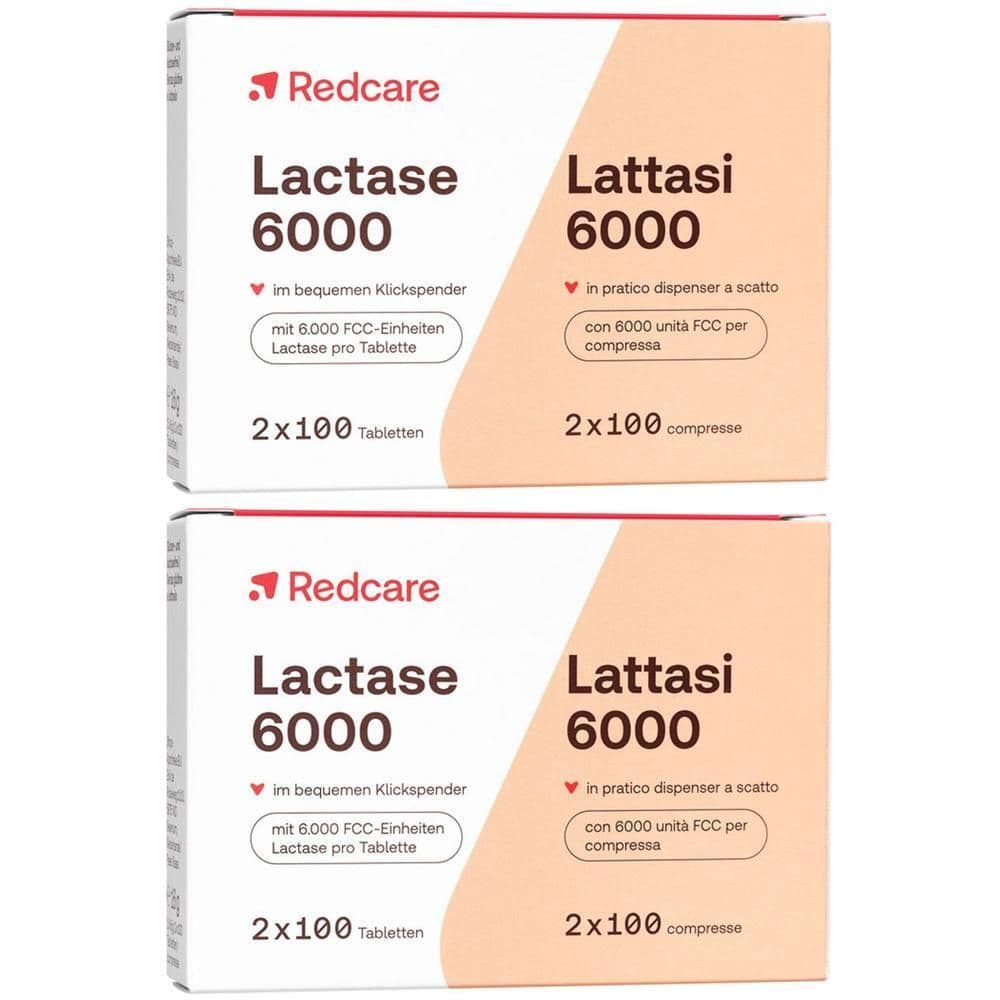 Redcare Lactase 6000 Tabletten 2x2x100 St