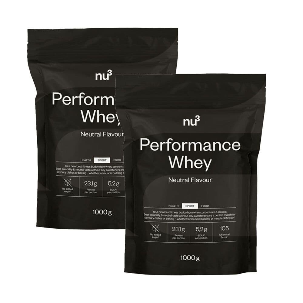 nu3 Performance Whey Pulver 2x1000 g