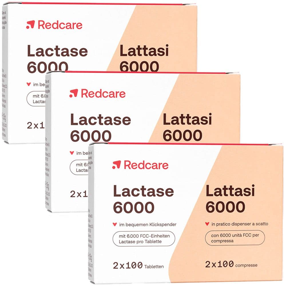Redcare Lactase 6000 Compretten 3x2x100 St