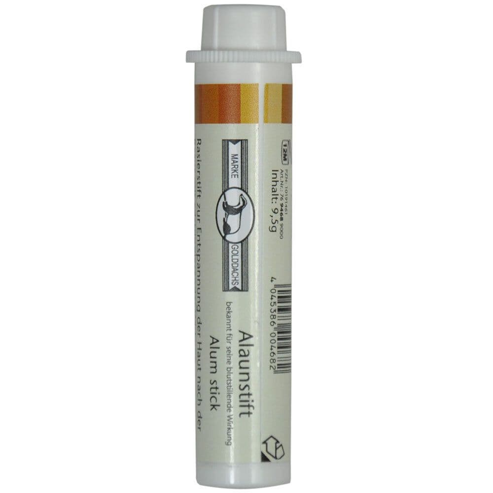 Golddachs Alaunstift mit Schutzhülle, 9,5g Stifte 1 St Unisex