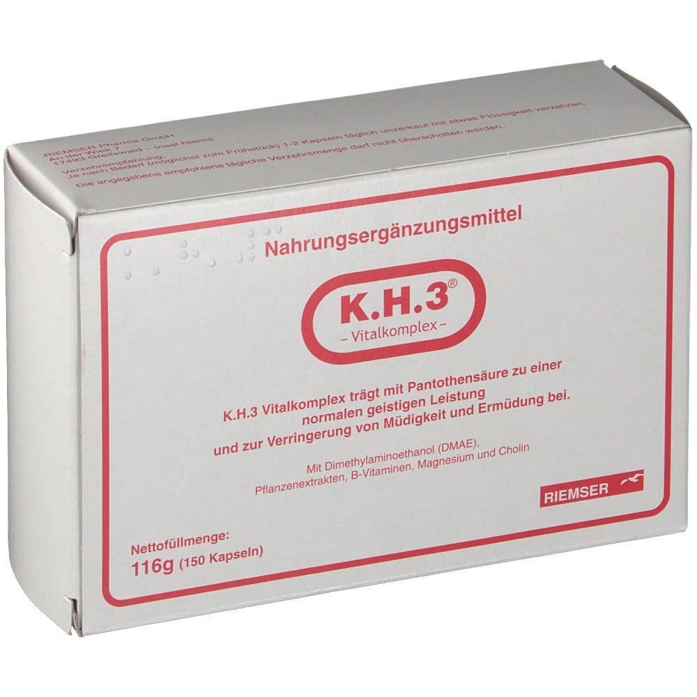 K.h.3® Vitalkomplex Kapseln 150 St