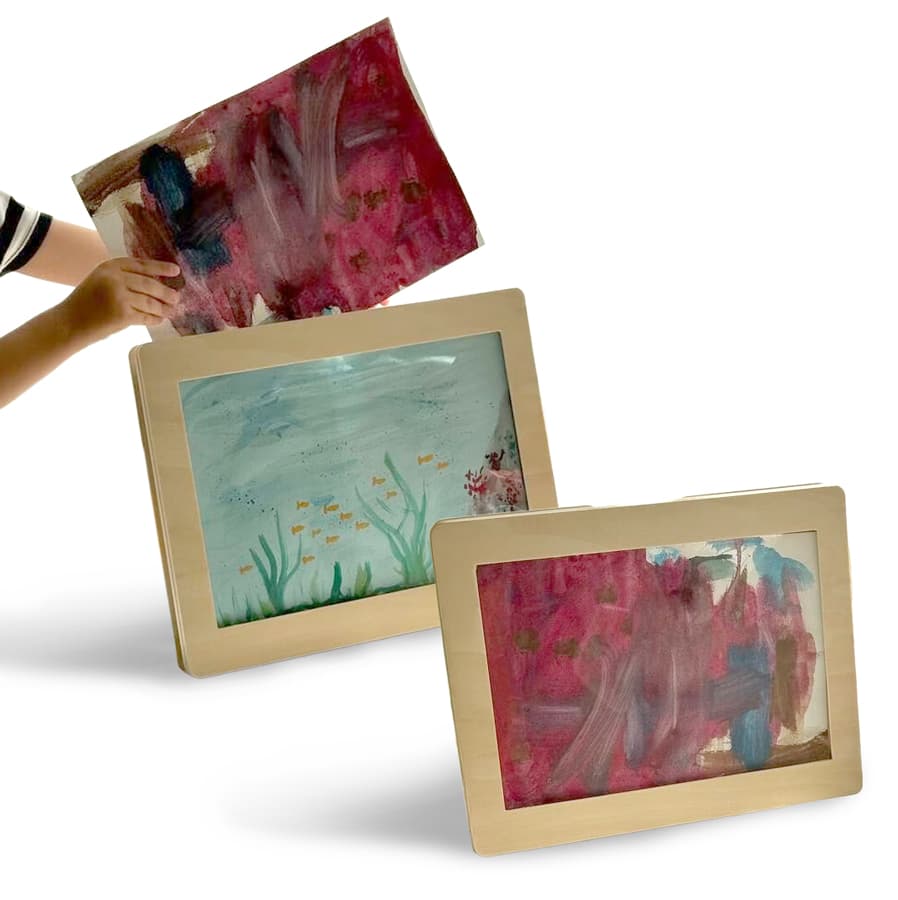 Bilderrahmen für Kinderkunstwerke