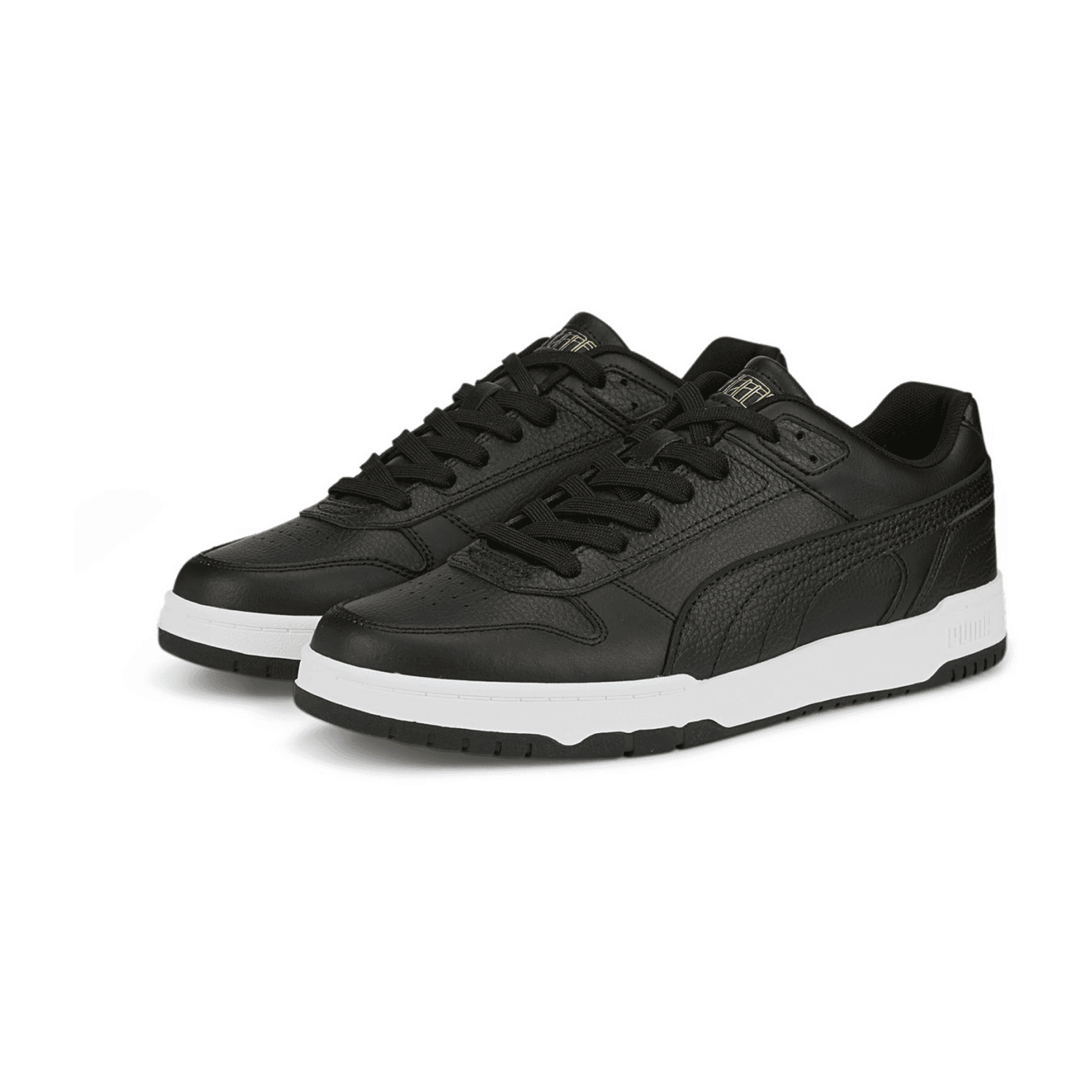 Puma RBD Game Low-Top Sneaker PUMA white/PUMA black/PUMA team gold 43 für Herren, schwarz, Größe 46 ½ EU / 11,5 UK