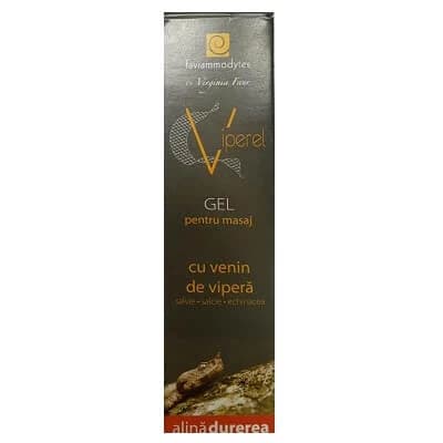 Massagegel mit Natterngift, Salbei, Weide und Echinacea, 50 ml, Favisan