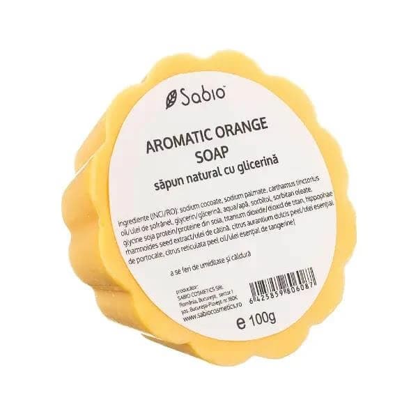 Natürliche Glycerinseife Aromatische Orange, 100 g, Sabio