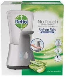 Dettol Seifenspender ohne Berührung + Aloe Vera und Vitamin E 250 ml