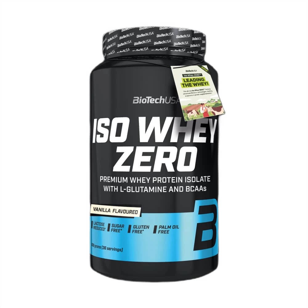 Eiweißpulver mit Vanillegeschmack Iso Whey Zero, 908 g, BiotechUSA