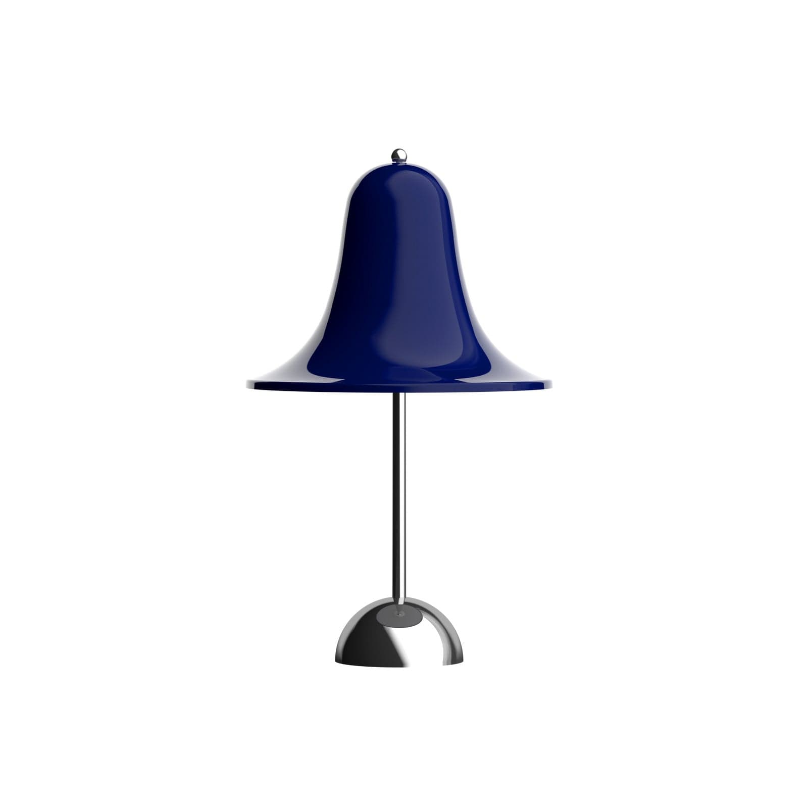 Pantop Akku-Tischleuchte nachtblau Verpan - Wohnzimmer - Design - Kunststoff - Mit Schirm