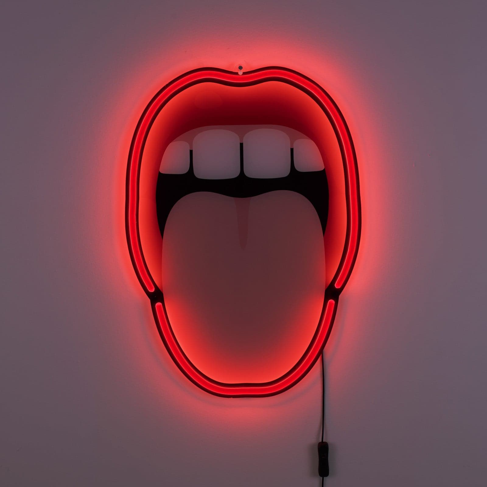 Blow Tongue LED Wandleuchte SELETTI - Wohnzimmer - Design - Kunststoff