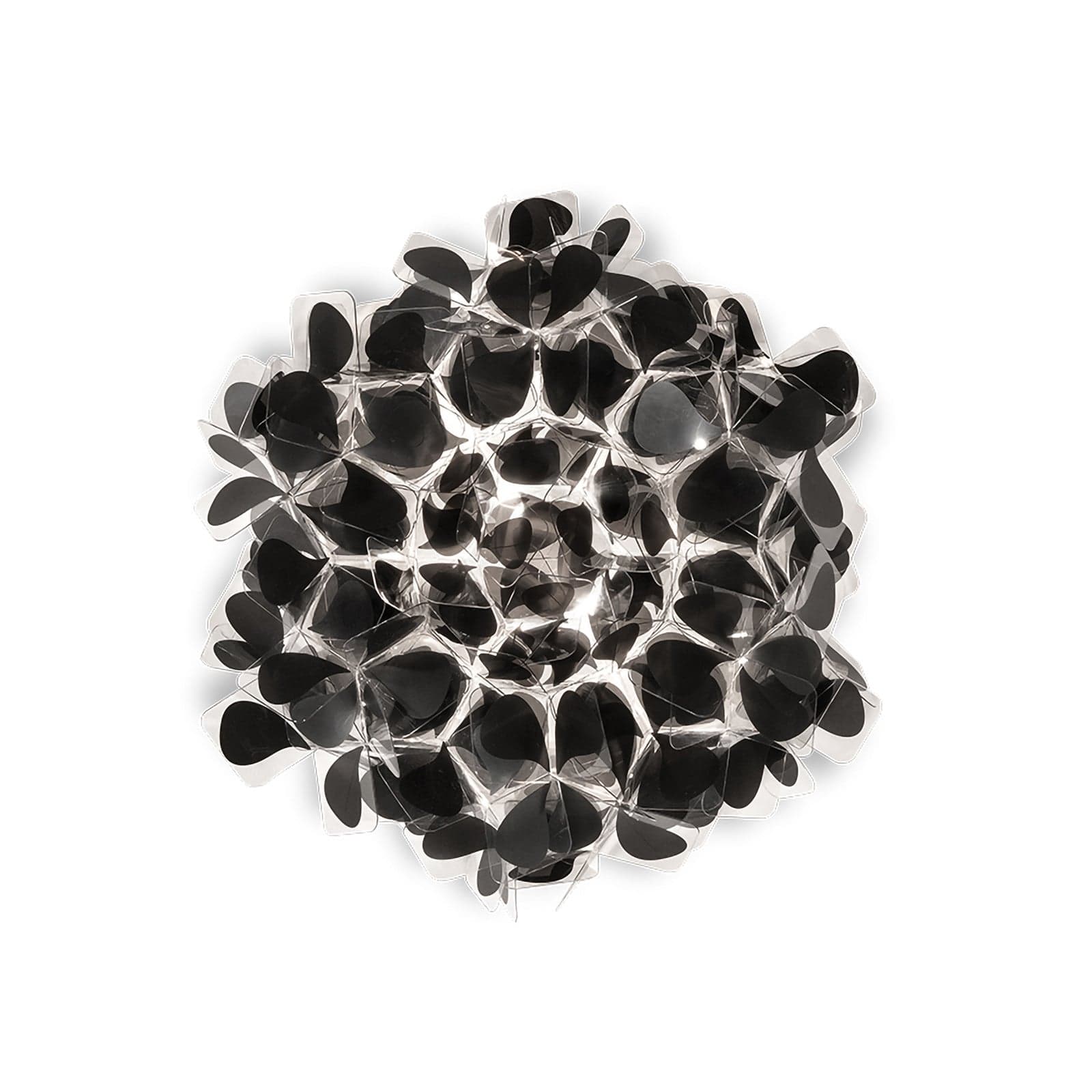 Clizia Decken-/Wandleuchte Mama Non Mama Mini Black - Slamp Clizia Mama Non Mama - Wohnzimmer - Design - Kunststoff - Rund