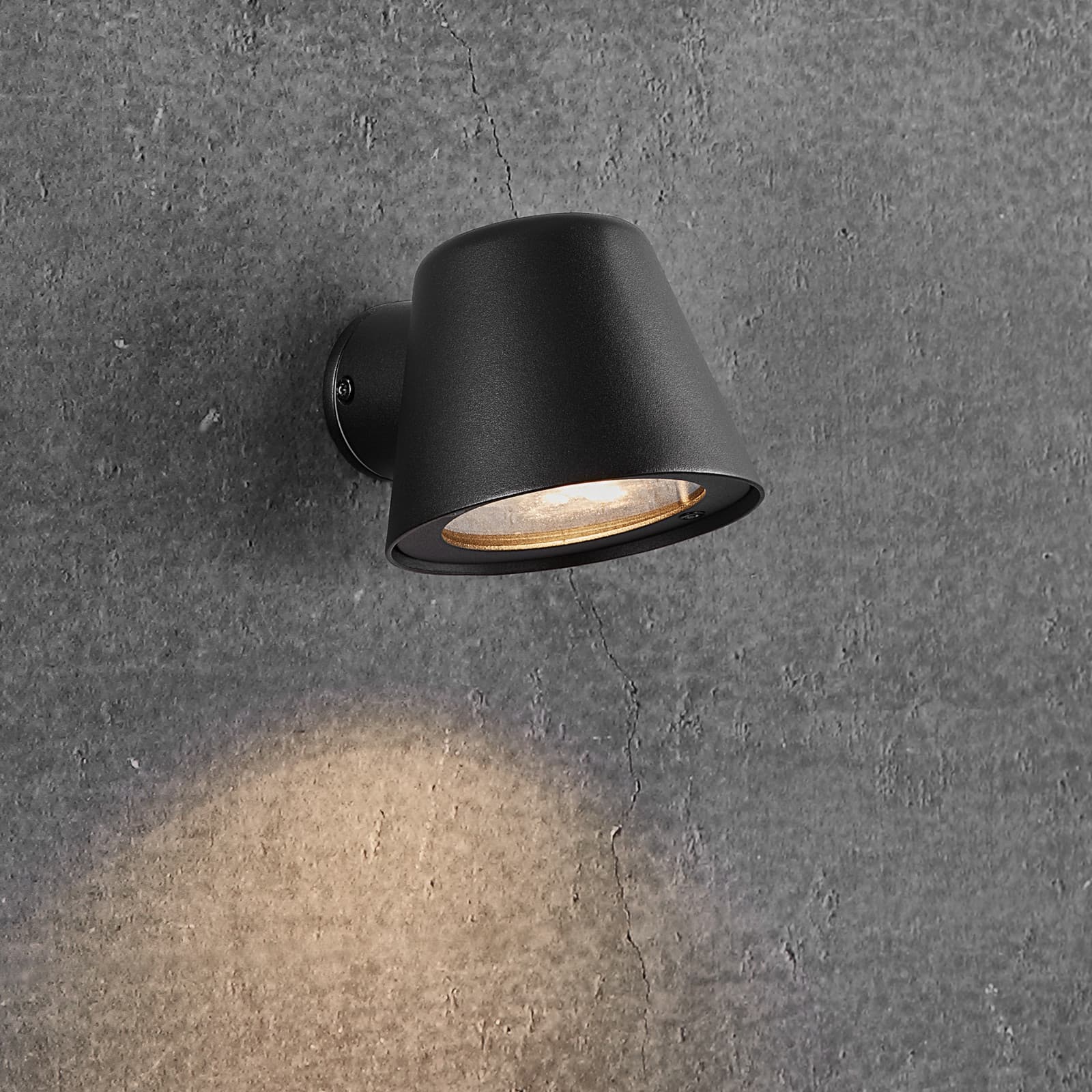Aleria Außenwandleuchte schwarz Metall Nordlux - Modern - Einflammig