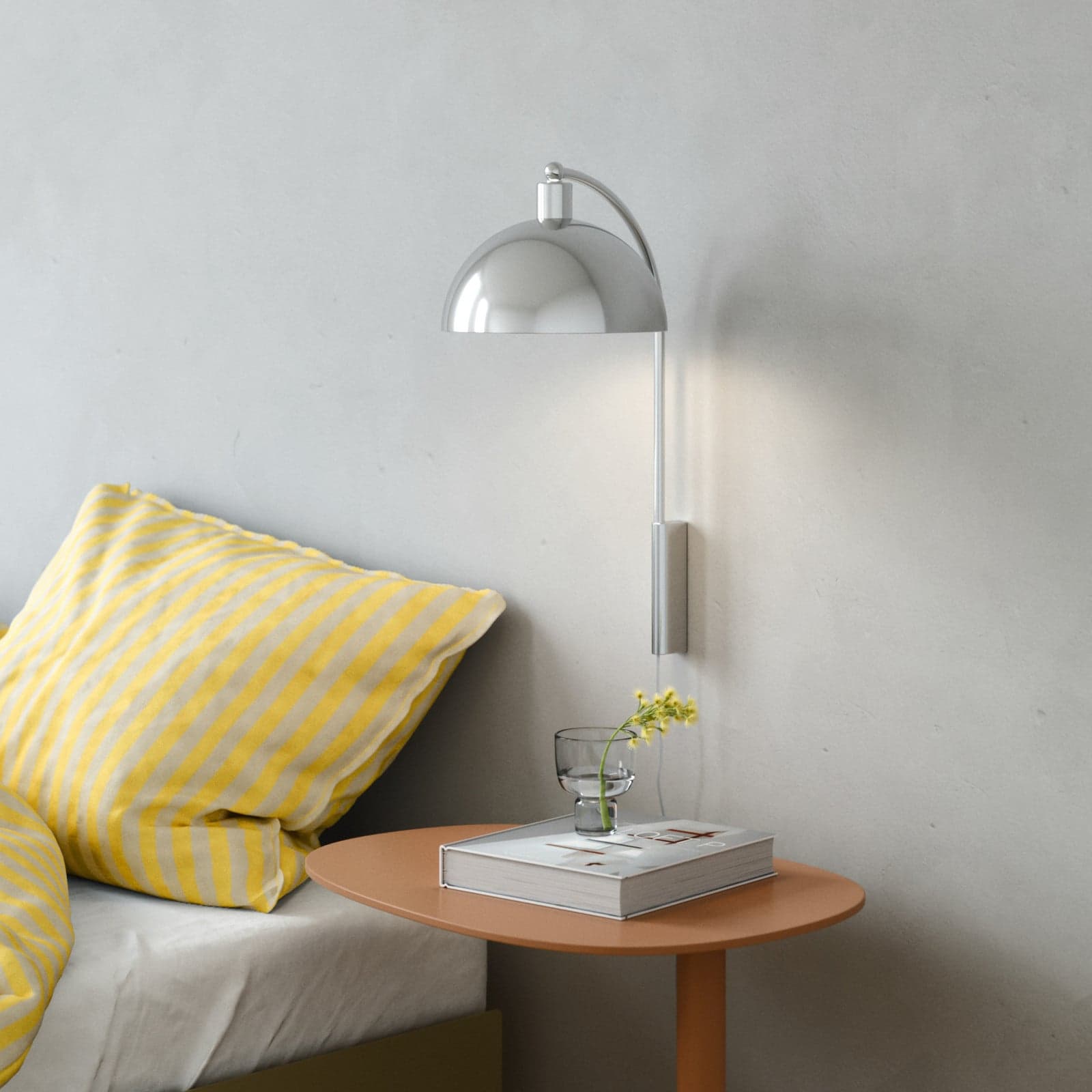 Ellen 20 Wandleuchte Chrome Nordlux - Wohnzimmer - Skandinavisch - Metall - Einflammig
