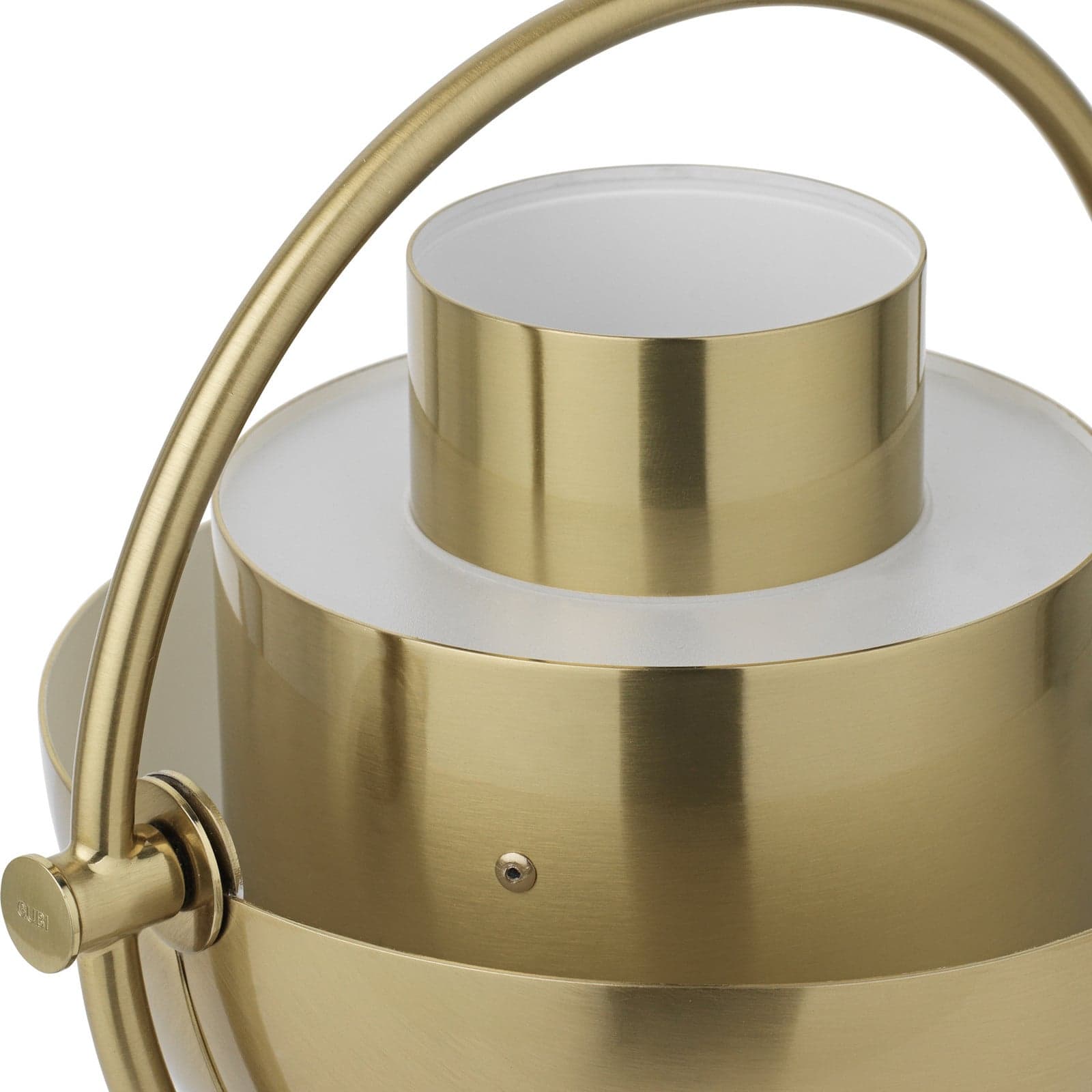 Multi-Lite Portable Tischlampe, messing/messing, 30 cm - GUBI - Wohnzimmer - Design - Metall - Mit Schirm