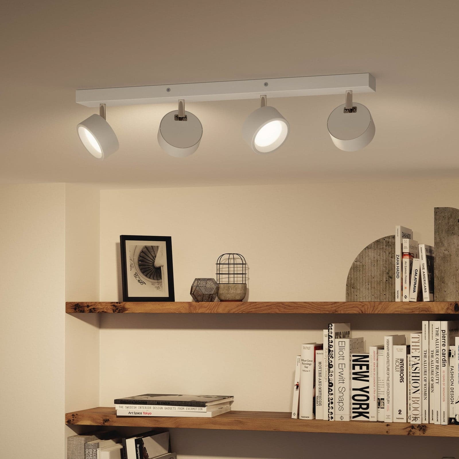 Bracia LED-Deckenspot 4-flammig, weiß - Philips - Wohnzimmer - Modern - Metall - Mehrflammig