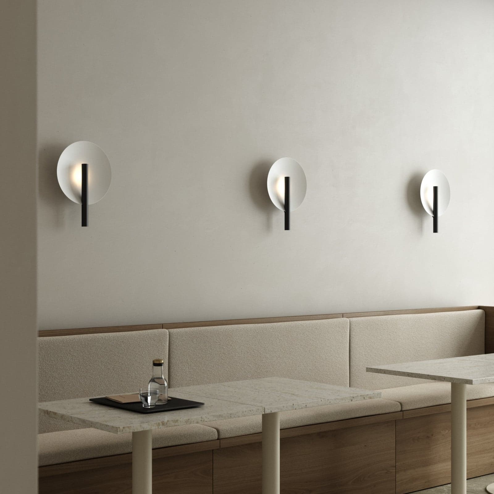 Furiko Wandleuchte Black DFTP by Nordlux - Schlafzimmer - Design - Metall - Rund