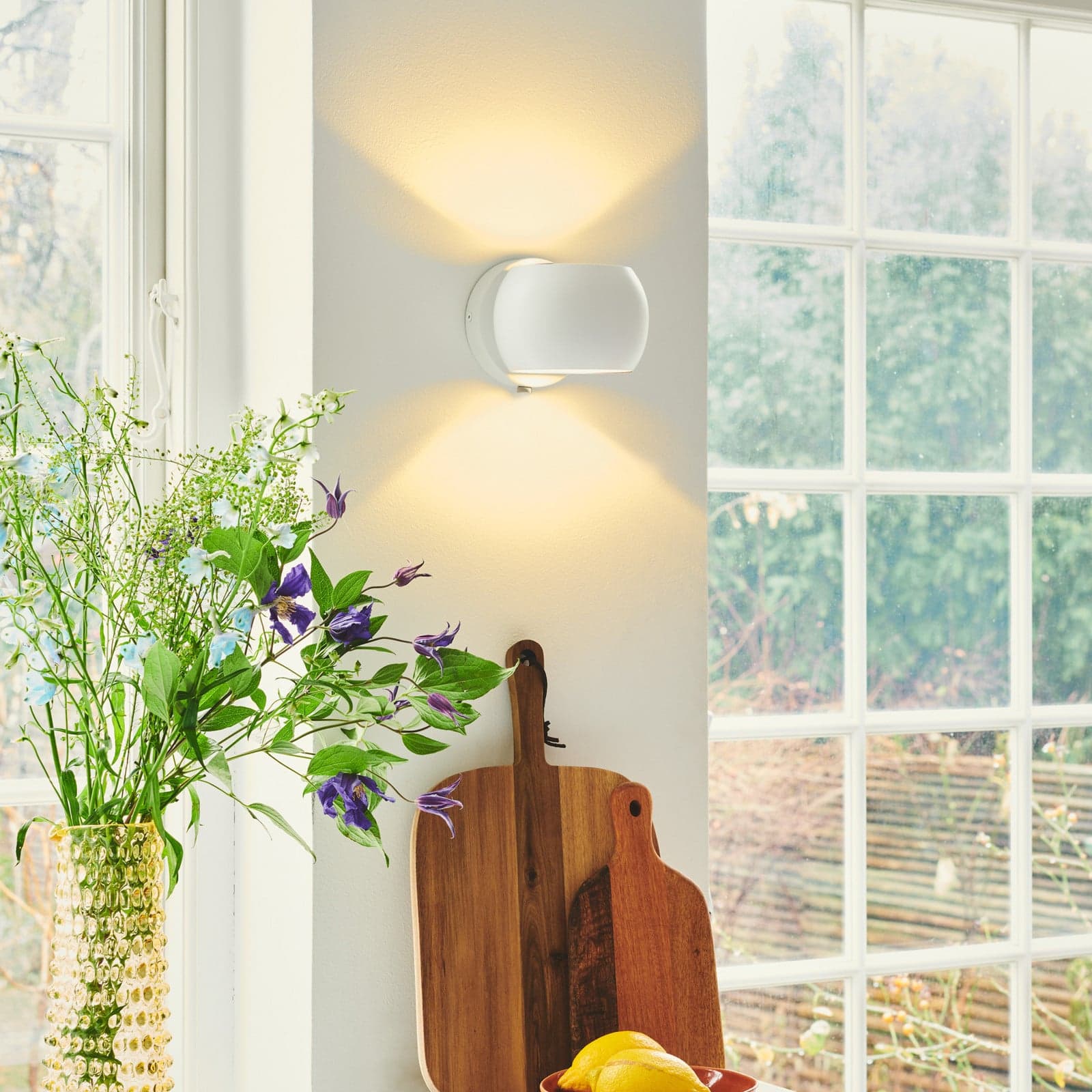 Belir Wandleuchte White Nordlux - Wohnzimmer - Metall - Mehrflammig