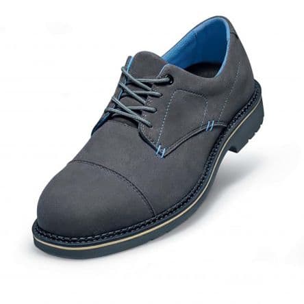 uvex 1 business Herren Sicherheitsschuhe Grau, Blau Edelstahl, Größe 46 / UK 11