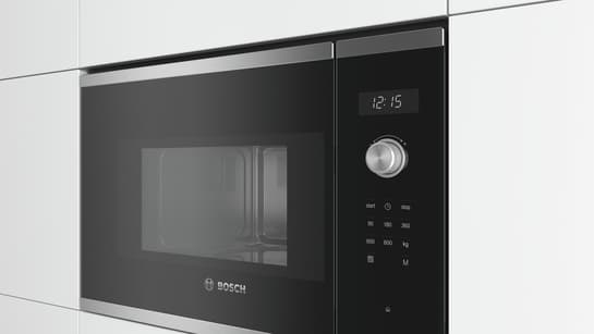 BOSCH Serie 6 Einbau-Mikrowelle Edelstahl BFL524MS0