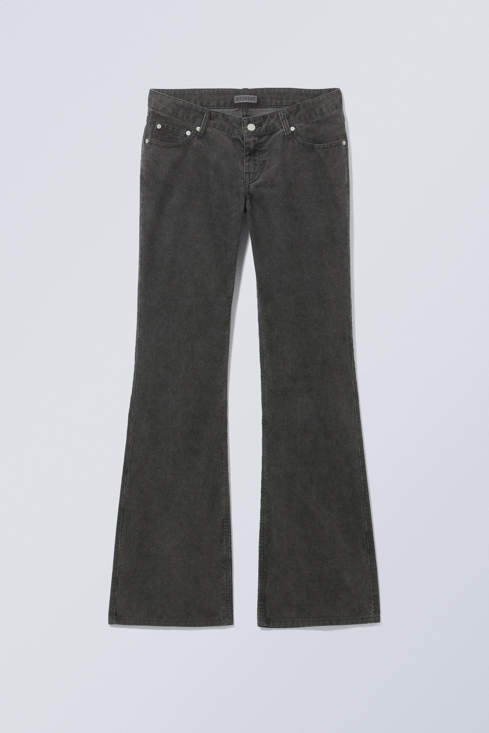 Nova - Schmale Bootcut-Cordhose mit niedrigem Bund