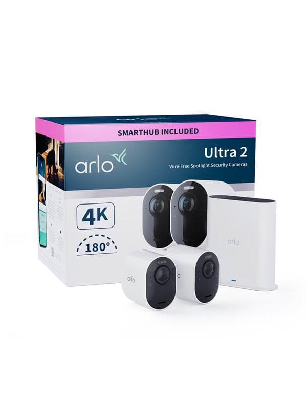 Arlo Ultra 2 4K UHD Wire-Free Security Camera System - 2 Cameras