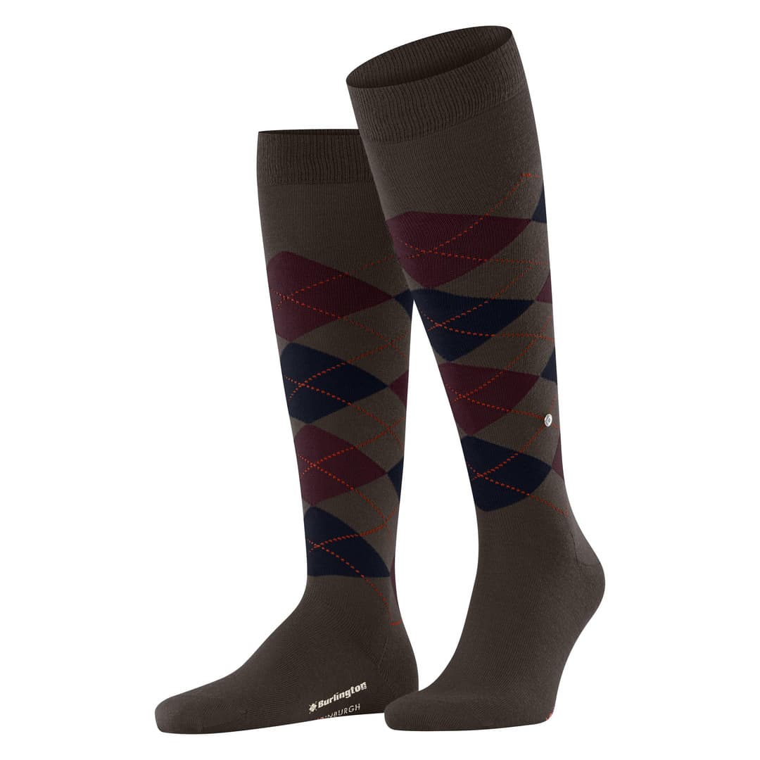 Burlington Edinburgh Herren Kniestr��mpfe