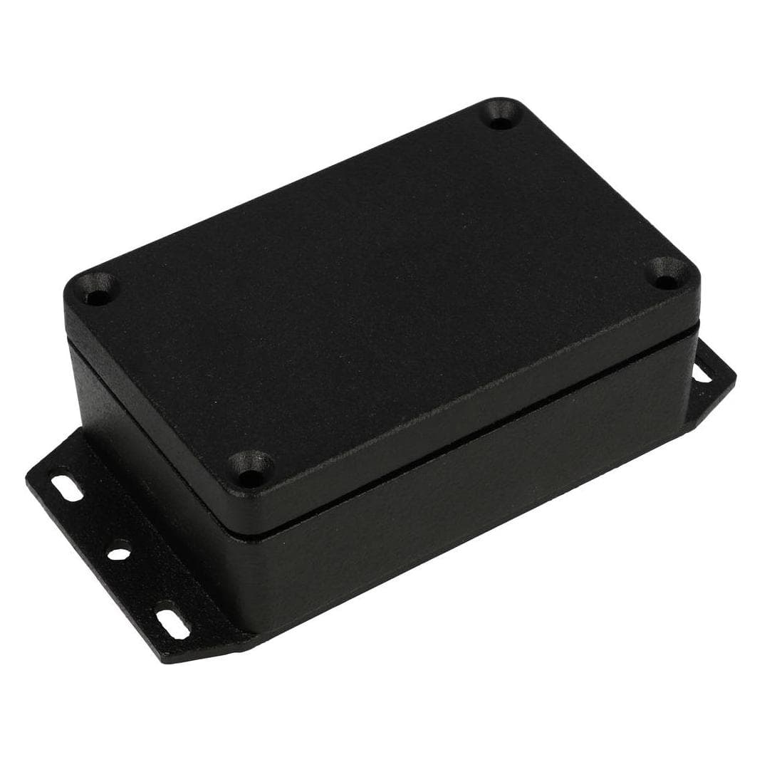 Hammond 1550Z103FBK Universal-Gehäuse 98 x 65 34 Aluminium Druckguss Schwarz (Gehäuse), Elektronikzubehör + Gehäuse, Schwarz