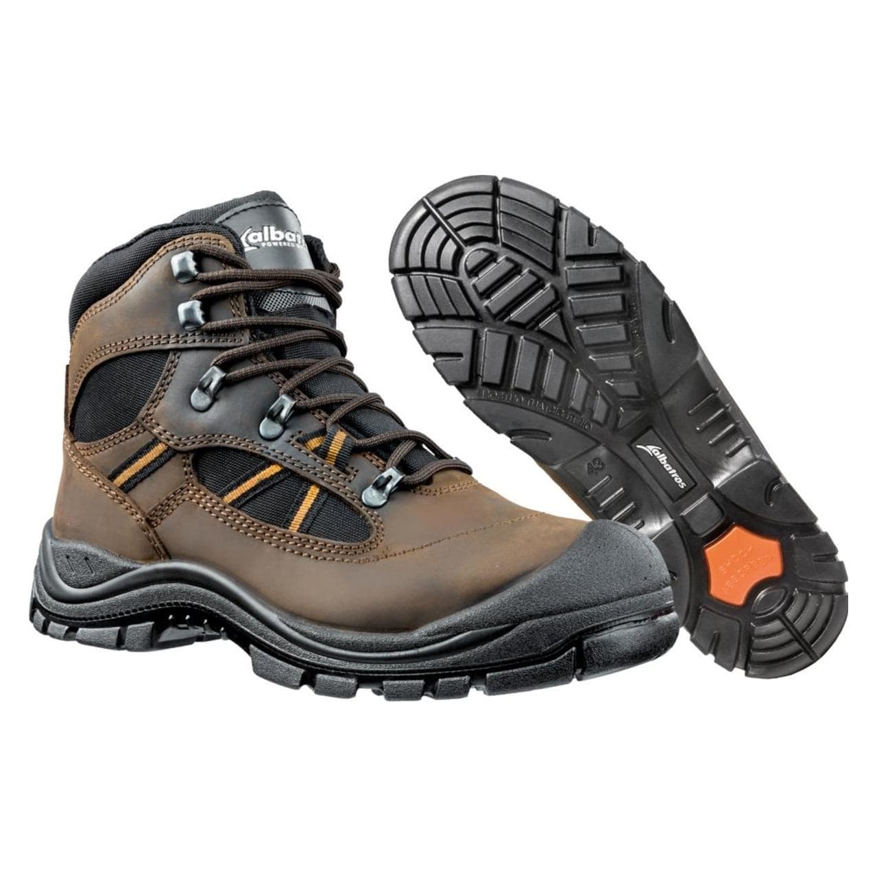 Albatros, Sicherheitsschuhe, Sicherheitsstiefel TIMBER MID S3 SRC (S3, 40)