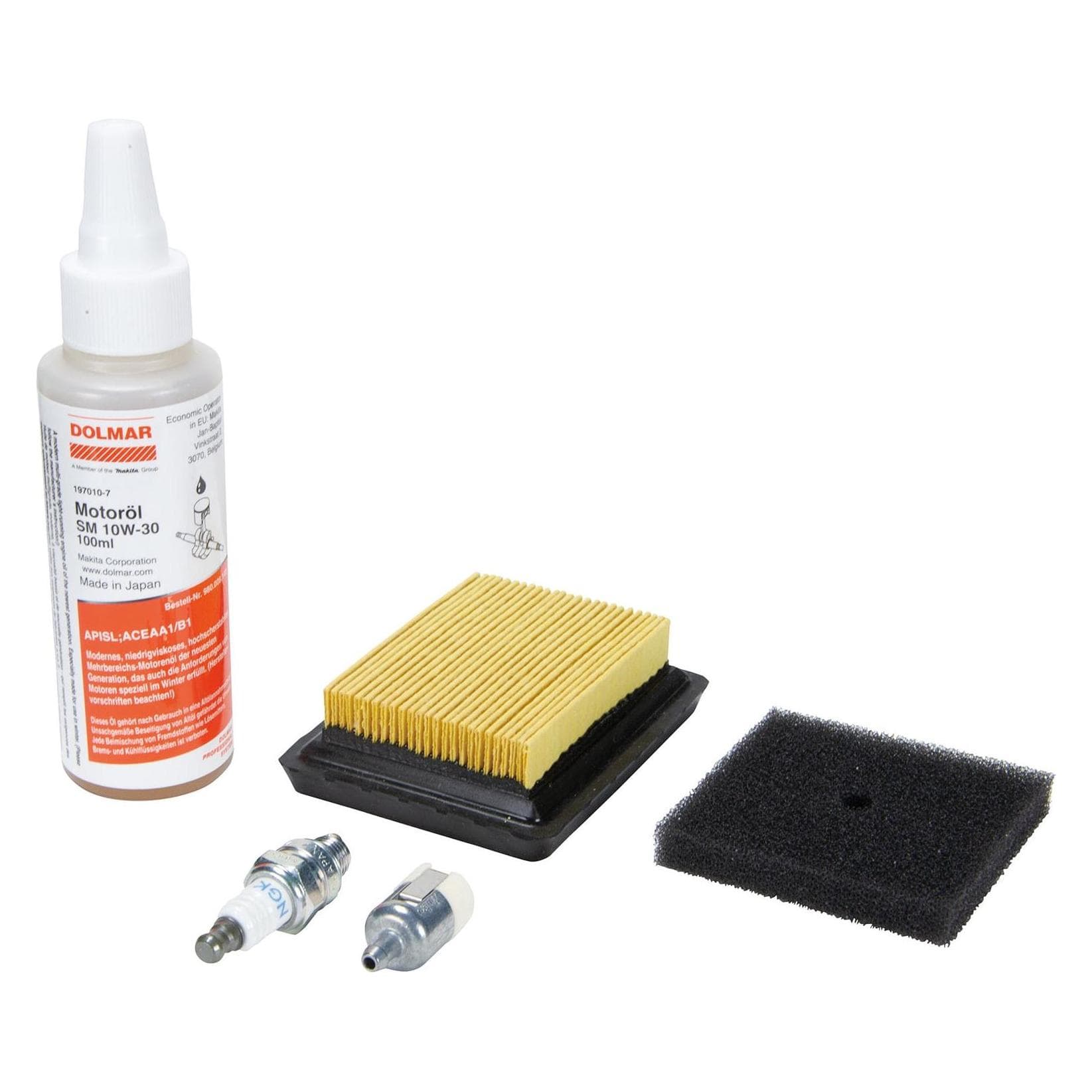 Makita, Zubehör Gartenmaschinen, Motorwartung-Set